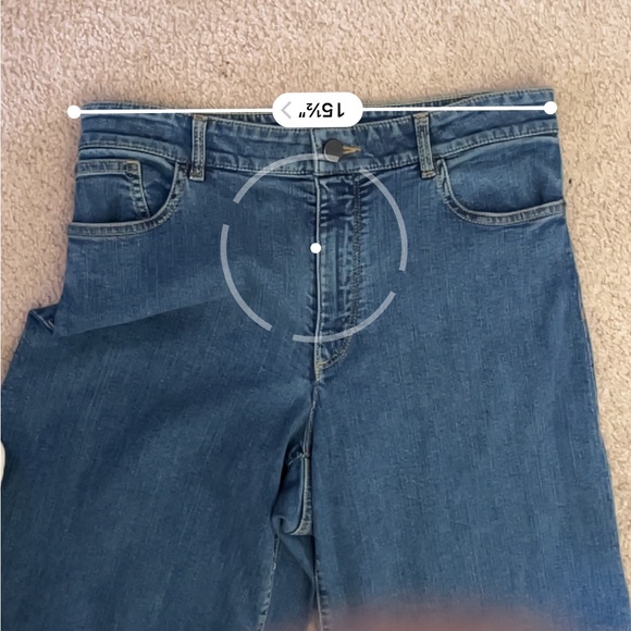 Alice + Olivia Beta Wide Leg Embroidered Gaucho Denim Jeans in SIZE 30 / 10 - Picture 11 of 14